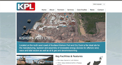 Desktop Screenshot of kishornport.co.uk